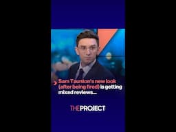 Sam Taunton's new look (after being fired) is getting mixed reviews...