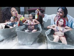 Last FEMALE To Leave Ice COLD Tub In Houston! Ep.4
