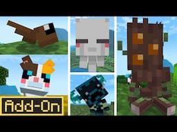 60+ CUTEST MOB PETS in Minecraft Bedrock! 🐾😍 Mob Pets Addon