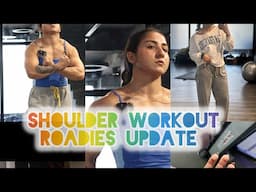 Shoulder workout 🏋️ || Priya judoka || Roadies Update