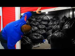 I Gambled on a Storage Unit FULL Of Black Bags and Scored HUGE!