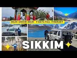 Delhi-Sikkim-Delhi 9 days tour in 9Min | Sikkim Itinerary | Nonstop Delhi to Darjeeling #sikkim