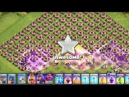 The Most Satisfying Clash of Clans Troops Amazing Challenge