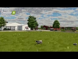 🔴LIVE: FINISHING THE JOHN DEERE FARM BUILD & COTTON GOING IN!!! | FS25 Alma Missouri Episode 10