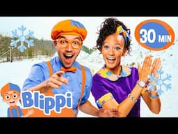 Snow Day Adventures! ❄️🚜 Blippi and Meekah’s Cool Ride | Blippi | Celebrating Diversity