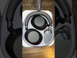 Sony WH-1000XM6 XM6 Black unbox unboxing wireless Bluetooth noise cancelling headphones 2025