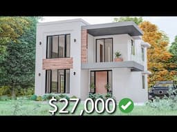 (7x9 Meters) Modern Small House Design | 2 Bedrooms House Tour | Small lot