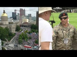 EUA têm dia de parada militar em Washington e protestos contra Trump em todo o país | AFP
