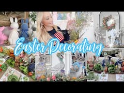 DAY IN THE LIFE // EASTER DECORATE WITH ME // NEW DECORATING IDEAS FOR EASTER