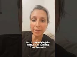 Linda💙 PART 2- embodying the state, act as if, living from the end... #quantumjumping #affirmations