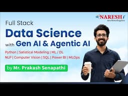 Full Stack Data Science with Gen AI & Agentic AI | NareshIT | Python, ML, NLP, MLOps