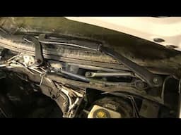 BMW 3 series windshield wipers motor location and bolts cables. Years 2000 to 2020