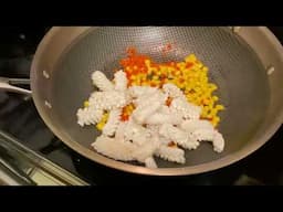 甜酸汁粟米魷魚花