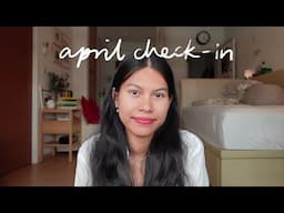 📔 april 2025 check-in | 🥴 dealing with a hectic season, changing goals, new yt schedule