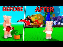 UPGRADING My Garden in Grow a Garden!!