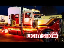 MATS 2025 trucks light show: Chrome, LEDs and night-time glow