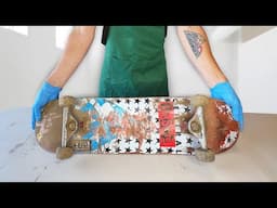 ABANDONED SKATEBOARD RESTORATION (Very Satisfying)
