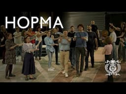 Rehearsal for the premiere of Bellini's opera "Norma" and an interview with Sergei Novikov
