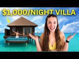 We Stayed in a MALDIVES OVERWATER VILLA 🏝️ (Full Tour Inside!)