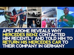 THE SHOCKING REASON WHY MERCEDES BENZ TOLD ME TO RETURN MY MERCEDES CAR TO THEIR COMPANY IN GERMANY