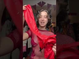 Styling a devil costume #halloween #costume #fashion #style #outfit #ootd