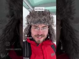 Waiting for the bus in -25!! 🥶