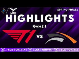 T1 vs HLE Game 1 Highlights | FINAL MSI SPOT ON THE LINE | LCK Road to MSI 2025 by Onivia
