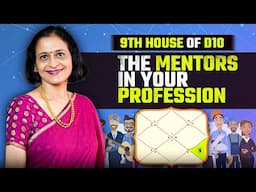 9th House of D10 | d10 chart analysis | dashamsha chart | anuradha sharda | career analysis |