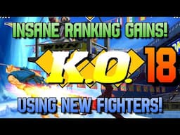 CRAZY Ranking Point Gains Using NEW Fighters! Part 18: Capcom Fighting Collection 2 MP