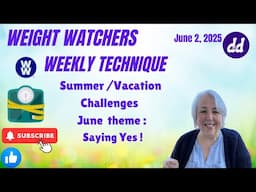 NEW*** Weight Watchers Weekly | Summer/Vacation How You Choose to Manage These | Saying Yes