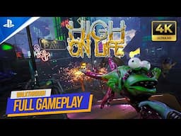 High on Life Full Gameplay Walkthrough | No Commentary | PS5 Pro | 4K 60FPS