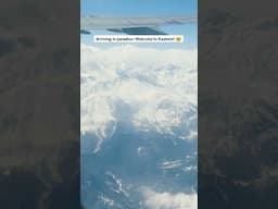 Welcome to Kashmir 😍Flight view 👌#kashmir #flightview #shortsfeed #youtubeshorts