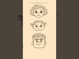 Cartoon Face Shapes #faceshapes #howdrawfaceshapes #facedrawingtutorial #shapetoonart #illustration