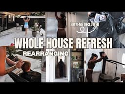 Decluttering my small cozy home | Rearrange with me ! HOME REFRESH ON A BUDGET.