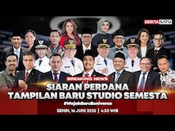 🔴 Breaking News | Siaran Perdana Tampilan Baru Studio Semesta #beritasatu #WajahBaruBuniverse