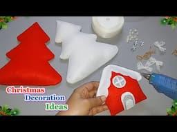 New Economical Christmas Showpiece idea from simple materials | DIY Budget Friendly craft idea🎄