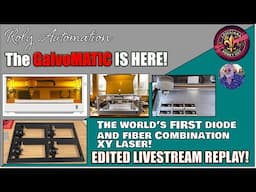 EDITED REPLAY - Roly Automation, GalvoMATIC LIVESTREAM LAUNCH! 3-27-25 #Galvomatic