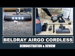 Beldray Airgo Cordless Bagged Vacuum Cleaner Review & Demonstration
