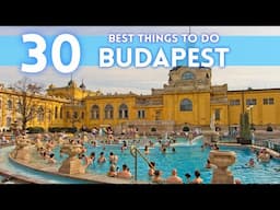 Best Things To Do in Budapest Hungary 2025 4K