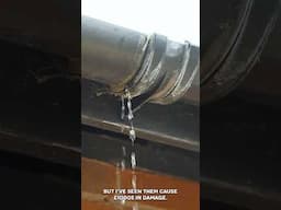 How To Fix a Leaky Gutter #shorts