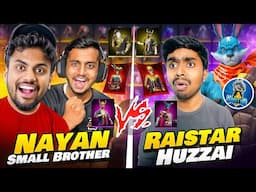 Raistar & Huzzai Challenge Me For Collection Versus With My Small Brother 😱 - Garena Free Fire Max