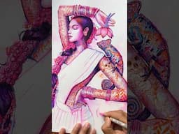Painting with Pens #artshorts #artvideos