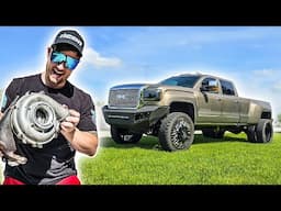 MY DUALLY GETS A MASSIVE TURBO!!!