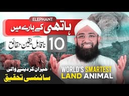 SHOCKING Facts about Elephants (Latest Research) | Soban Attari | Elephant Trunk and Tusks Secrets