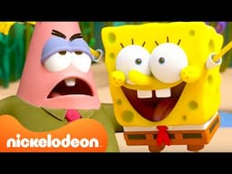 SpongeBob Having Mood Swings for 90 Minutes Straight 😇😈 | Kamp Koral | @Nicktoons