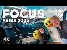 FOCUS - 153' of Surprises! Boat Show Walkthrough