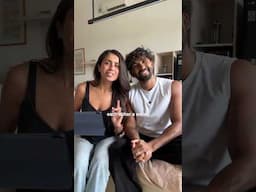 Seems like I won, but at what cost 🥲🤣 #prachiandharsh #couplechallenge