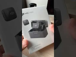 Unboxing DJI Mic Mini - the magnets are the best #DJI #MicMini #microphone