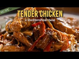 Creamy Chicken with Peppers, Mushrooms & Sherry Sauce