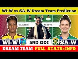 WI-W vs SA-W Dream11 Prediction|WI-W vs SA-W Dream11|WI-W vs SA-W Dream11 Team Prediction|